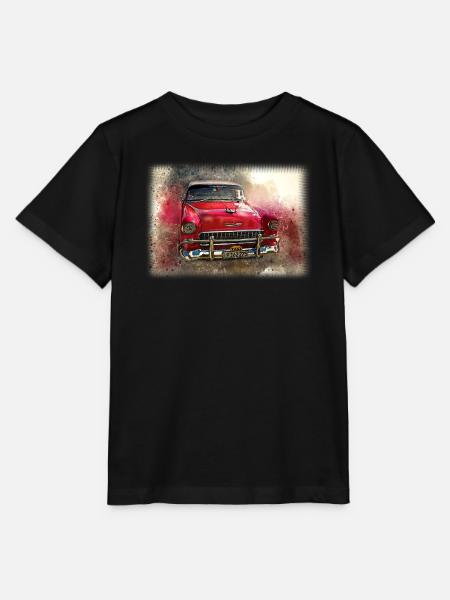 Nostalgisches Altes Amerikanisches Traumauto - Stanley/Stella T-shirt MINI CREATOR til børn - sort