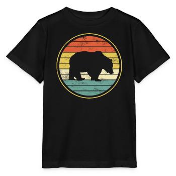 Bear Bears - Stanley/Stella MINI CREATOR Kids’ T-Shirt - black - Front - Mikhail (115cm)