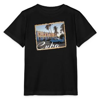 Cuba - T-shirt bio MINI CREATOR Stanley/Stella Enfant - noir - Devant - Mikhail (115cm)