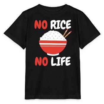 Rice Filipino Philippines Asian Food - Stanley/Stella MINI CREATOR Kids’ T-Shirt - black - Front - Mikhail (115cm)