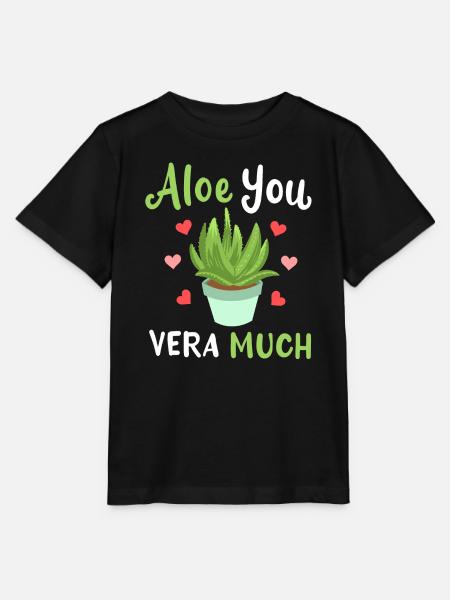 Aloe Vera Sukkulente - Stanley/Stella Kinder T-Shirt MINI CREATOR  - Schwarz
