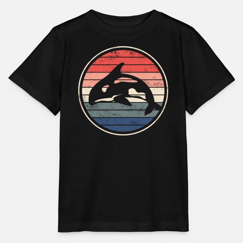 Orca Wal - T-shirt bio MINI CREATOR Stanley/Stella Enfant - noir