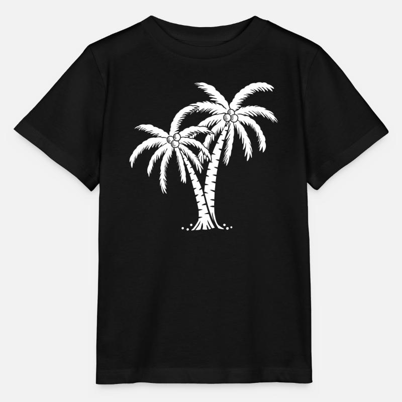 Palmier - T-shirt bio MINI CREATOR Stanley/Stella Enfant - noir