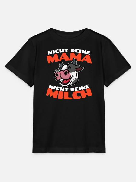 Kuh Vegan Statement Tierschutz - Stanley/Stella Kinder T-Shirt MINI CREATOR - Schwarz