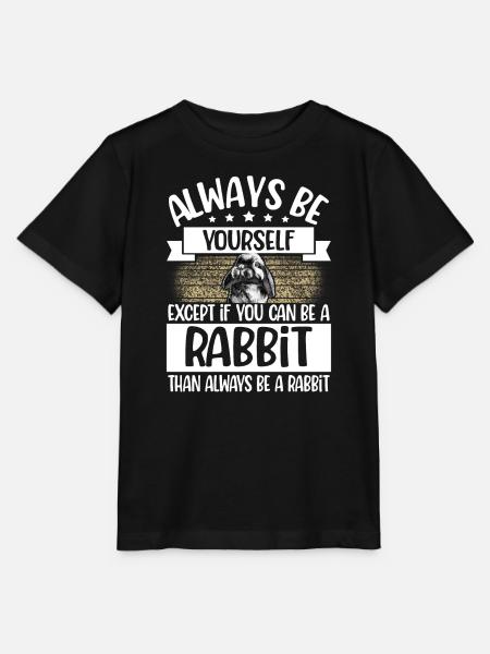 Hase - Stanley/Stella Kinder T-Shirt MINI CREATOR  - Schwarz