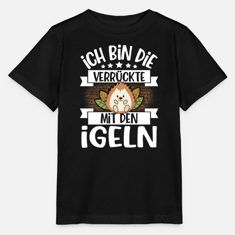 Igel - Stanley/Stella Kinder T-Shirt MINI CREATOR  - Schwarz