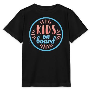 Kids on board - T-shirt bio MINI CREATOR Stanley/Stella Enfant - noir - Devant - Mikhail (115cm)