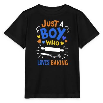 Backen Bäcker Hobbybäcker - Stanley/Stella Kinder T-Shirt MINI CREATOR  - Schwarz - Vorne - Mikhail (115cm)