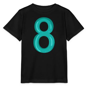 Number 8 - Number 8 - Stanley/Stella MINI CREATOR Kids’ T-Shirt - black - Front - Mikhail (115cm)