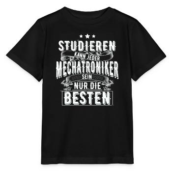 Mechatroniker - Stanley/Stella Kinder T-Shirt MINI CREATOR  - Schwarz - Vorne - Mikhail (115cm)