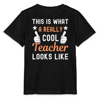 Teacher Teacher - Stanley/Stella MINI CREATOR Kids’ T-Shirt - black - Front - Mikhail (115cm)
