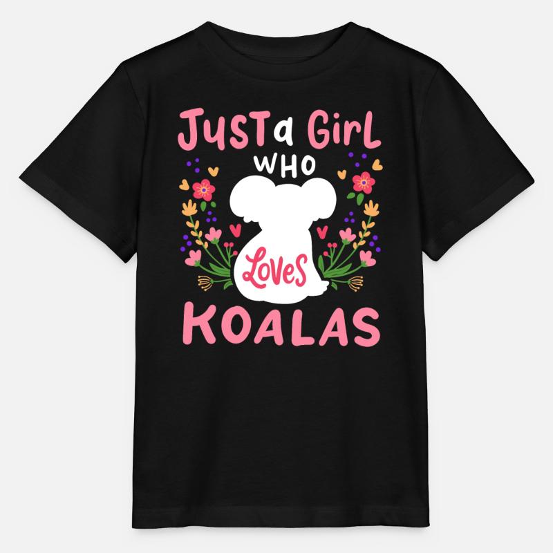 Koala Koala-Liebhaber - Stanley/Stella Kinder T-Shirt MINI CREATOR - Schwarz