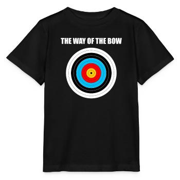 Cute Bow Hunting - Archery Target - T-shirt bio MINI CREATOR Stanley/Stella Enfant - noir - Devant - Mikhail (115cm)
