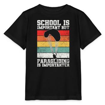 Gleitschirmfliegen Paragliding - Stanley/Stella Kinder T-Shirt MINI CREATOR  - Schwarz - Vorne - Mikhail (115cm)
