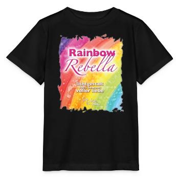 Rainbow Rebella - Sonja Ariel von Staden - Stanley/Stella Kinder T-Shirt MINI CREATOR  - Schwarz - Vorne - Mikhail (115cm)