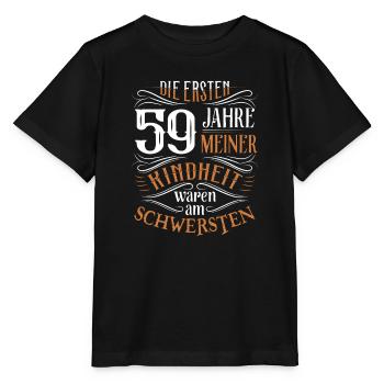 59. Geburtstag Kindheit Lustig - Stanley/Stella Kinder T-Shirt MINI CREATOR  - Schwarz - Vorne - Mikhail (115cm)