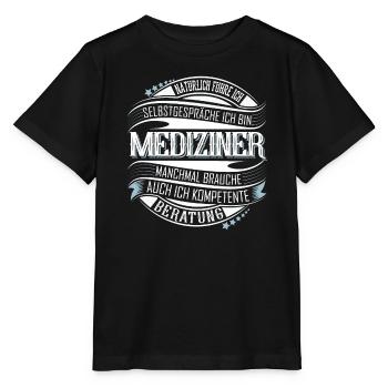 Mediziner - Stanley/Stella Kinder T-Shirt MINI CREATOR  - Schwarz - Vorne - Mikhail (115cm)