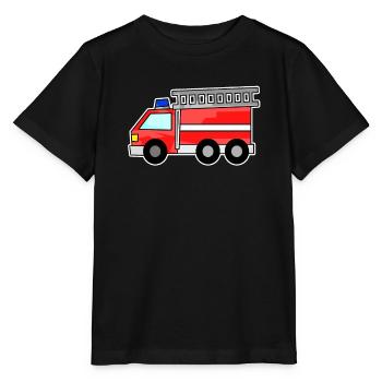Fire brigade - Stanley/Stella MINI CREATOR Kids’ T-Shirt - black - Front - Mikhail (115cm)