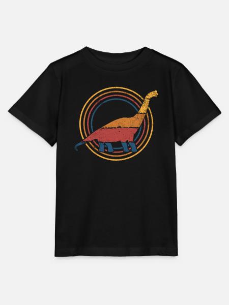 Brachiosaurus Dinosaurier - Stanley/Stella Kinder T-Shirt MINI CREATOR  - Schwarz