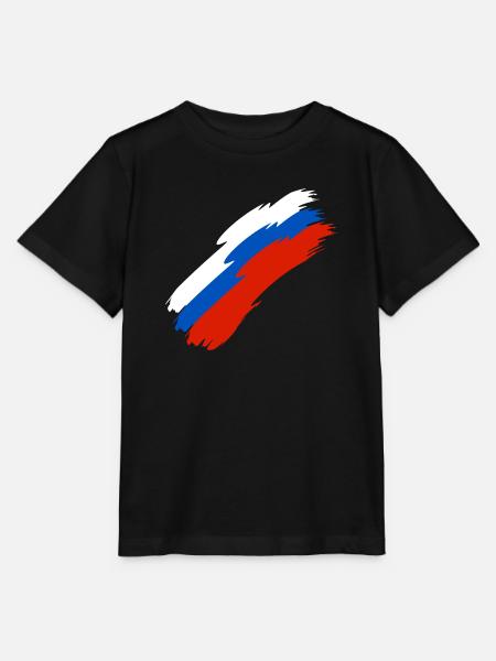 Russland Fahne Farben - Stanley/Stella Kinder T-Shirt MINI CREATOR - Schwarz