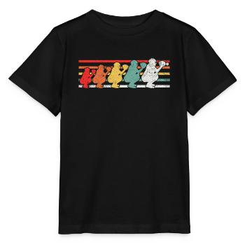 Catcher Baseball Softball - Stanley/Stella Kinder T-Shirt MINI CREATOR  - Schwarz - Vorne - Mikhail (115cm)