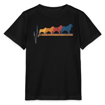 Australian Shepherd - Stanley/Stella Kinder T-Shirt MINI CREATOR  - Schwarz - Vorne - Mikhail (115cm)