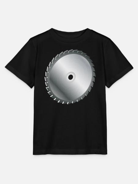 einzelnes Kreissägeblatt Metallfarben - Stanley/Stella Kinder T-Shirt MINI CREATOR - Schwarz