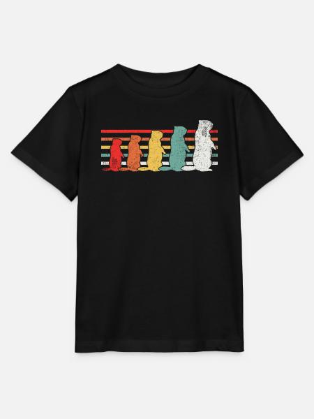 Murmeltier - Stanley/Stella Kinder T-Shirt MINI CREATOR - Schwarz