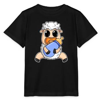 Baby Schaf - Stanley/Stella Kinder T-Shirt MINI CREATOR  - Schwarz - Vorne - Mikhail (115cm)
