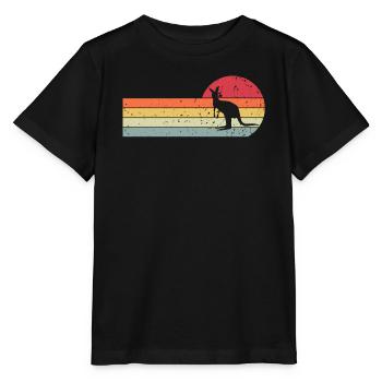 Känguru - Stanley/Stella Kinder T-Shirt MINI CREATOR  - Schwarz - Vorne - Mikhail (115cm)