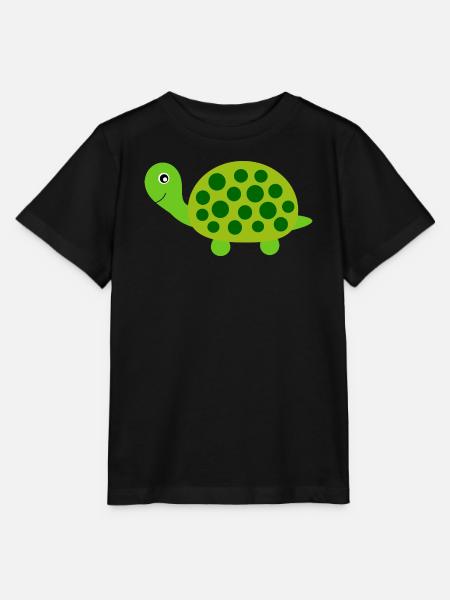 Schildkröten Schildkröten - Stanley/Stella Kinder T-Shirt MINI CREATOR - Schwarz