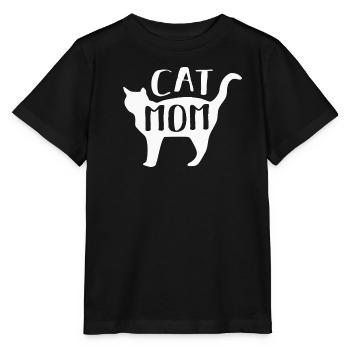 Chats Chats - T-shirt bio MINI CREATOR Stanley/Stella Enfant - noir - Devant - Mikhail (115cm)