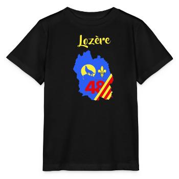 Lozère - Stanley/Stella Kinder T-Shirt MINI CREATOR  - Schwarz - Vorne - Mikhail (115cm)