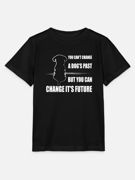Gerettete Hunde Tierschutz Tierheim Hund - Stanley/Stella Kinder T-Shirt MINI CREATOR - Schwarz