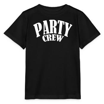 party partycrew partymonster dj deejay disco crew - T-shirt bio MINI CREATOR Stanley/Stella Enfant - noir - Devant - Mikhail (115cm)