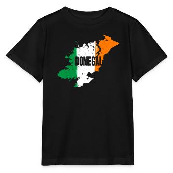 Donegal Irland County | Flagge Landkarte Kontur - Stanley/Stella Kinder T-Shirt MINI CREATOR  - Schwarz - Vorne - Mikhail (115cm)