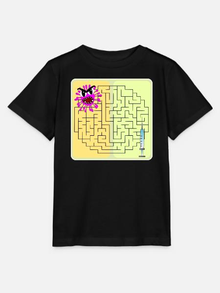 Rätsel Virus - Stanley/Stella Kinder T-Shirt MINI CREATOR - Schwarz