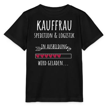 Kauffrau Spedition & Logistik in Ausbildung - Stanley/Stella Kinder T-Shirt MINI CREATOR  - Schwarz - Vorne - Mikhail (115cm)