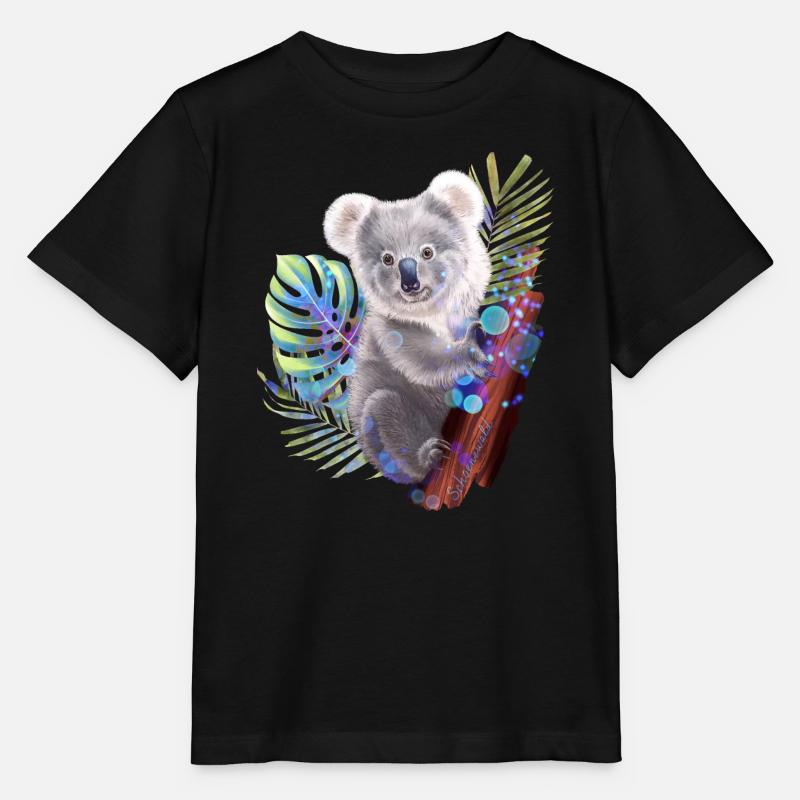 Koala - T-shirt bio MINI CREATOR Stanley/Stella Enfant - noir