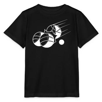 Boules de boule pour Bouler Boules Boulekugel - T-shirt bio MINI CREATOR Stanley/Stella Enfant - noir - Devant - Mikhail (115cm)