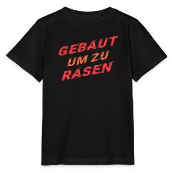 Rennsport Autoliebhaber Auto Statement Raser - Stanley/Stella Kinder T-Shirt MINI CREATOR  - Schwarz - Vorne - Mikhail (115cm)