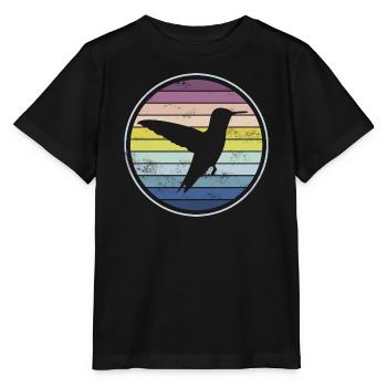 Kolibri - Stanley/Stella Kinder T-Shirt MINI CREATOR  - Schwarz - Vorne - Mikhail (115cm)