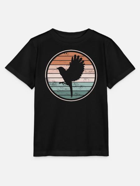 Vogel Vögel - Stanley/Stella Kinder T-Shirt MINI CREATOR  - Schwarz