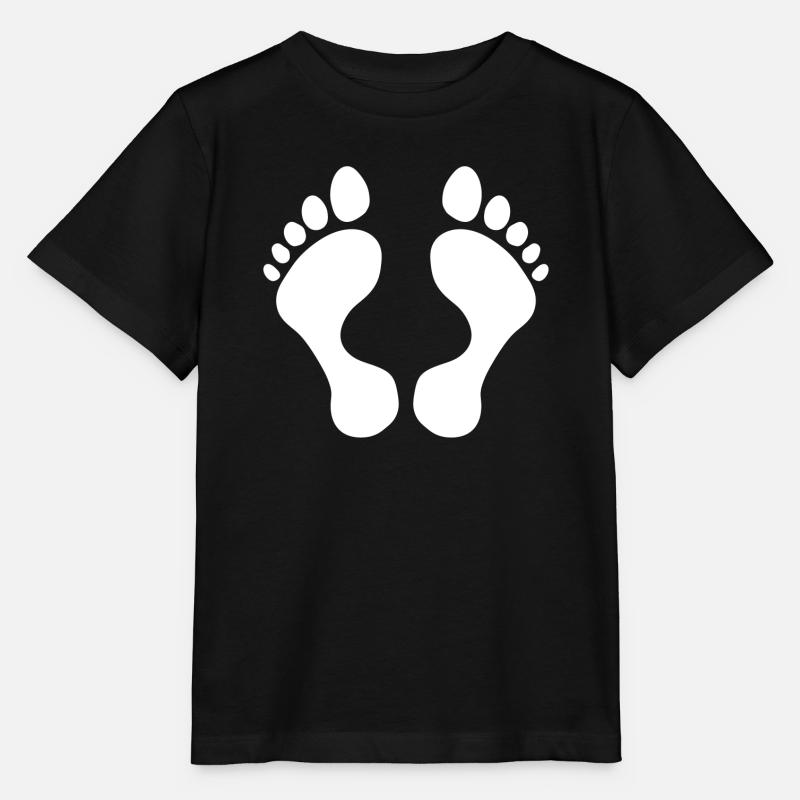 originelle sommerdesigns, Füße, oberteil freizeit - Stanley/Stella Kinder T-Shirt MINI CREATOR - Schwarz