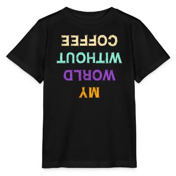 Funny Coffee Caffeine Statement Coffee Lovers - Stanley/Stella MINI CREATOR Kids’ T-Shirt - black - Front - Mikhail (115cm)