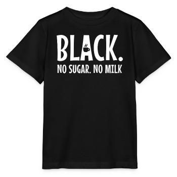 Coffee Statement Caffeine Coffee Drinker Coffee Cup - Stanley/Stella MINI CREATOR Kids’ T-Shirt - black - Front - Mikhail (115cm)