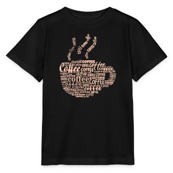 Coffee lovers Coffee saying coffee drinker - Stanley/Stella MINI CREATOR Kids’ T-Shirt - black - Front - Mikhail (115cm)