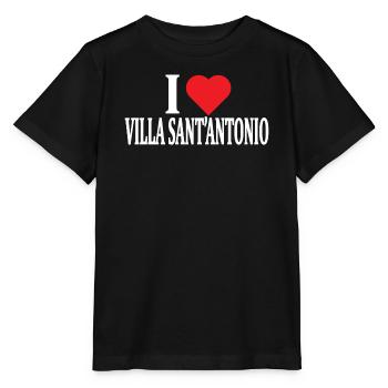 T-Shirt Io amo Villa Sant'Antonio Sardinien - Stanley/Stella Kinder T-Shirt MINI CREATOR  - Schwarz - Vorne - Mikhail (115cm)