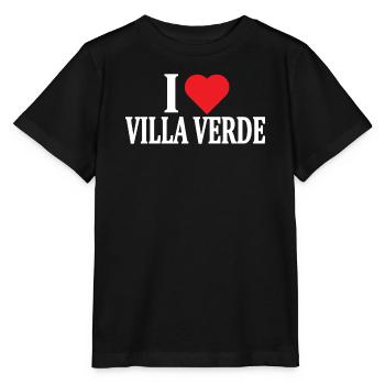 T-Shirt Io amo Villa Verde T-Shirt Sardinien - Stanley/Stella Kinder T-Shirt MINI CREATOR  - Schwarz - Vorne - Mikhail (115cm)