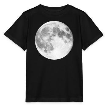 | d’atterrissage sur la Lune Loup-garou de pleine lune - T-shirt bio MINI CREATOR Stanley/Stella Enfant - noir - Devant - Mikhail (115cm)